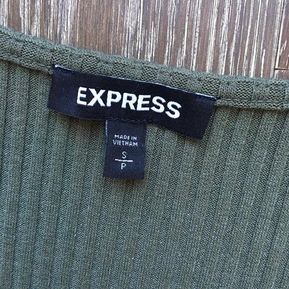 Express V-Neck Wrap Front Buckle Tank - Sz S - Picture 4 of 4